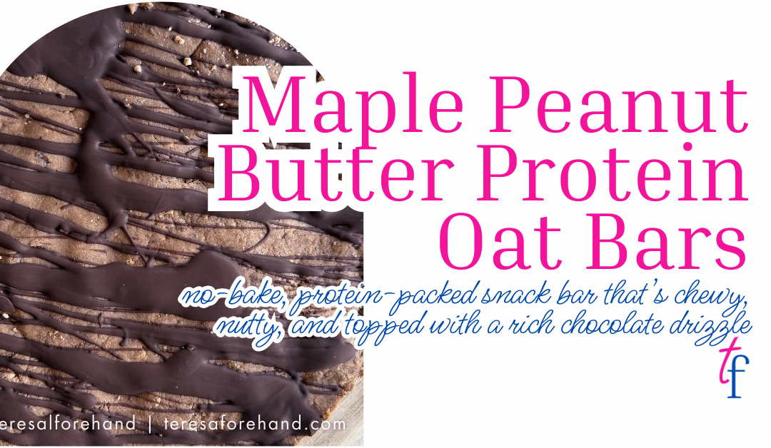 Maple Peanut Butter Protein Oat Bars
