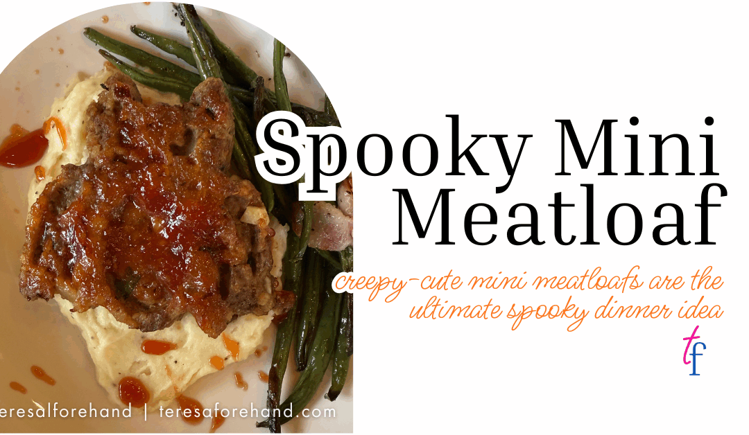 Spooky Mini Meatloaf