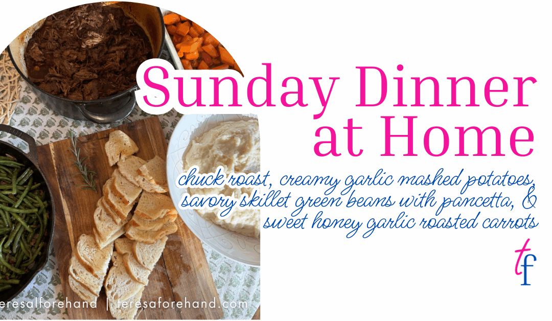 Sunday Dinner at Home