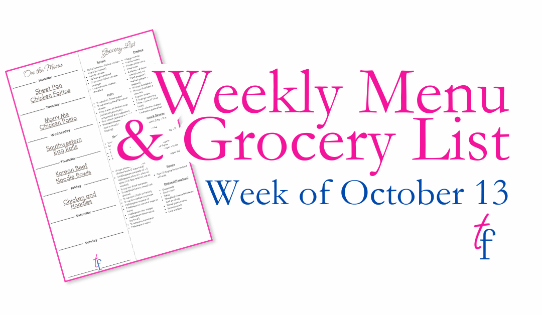 Week of October 13