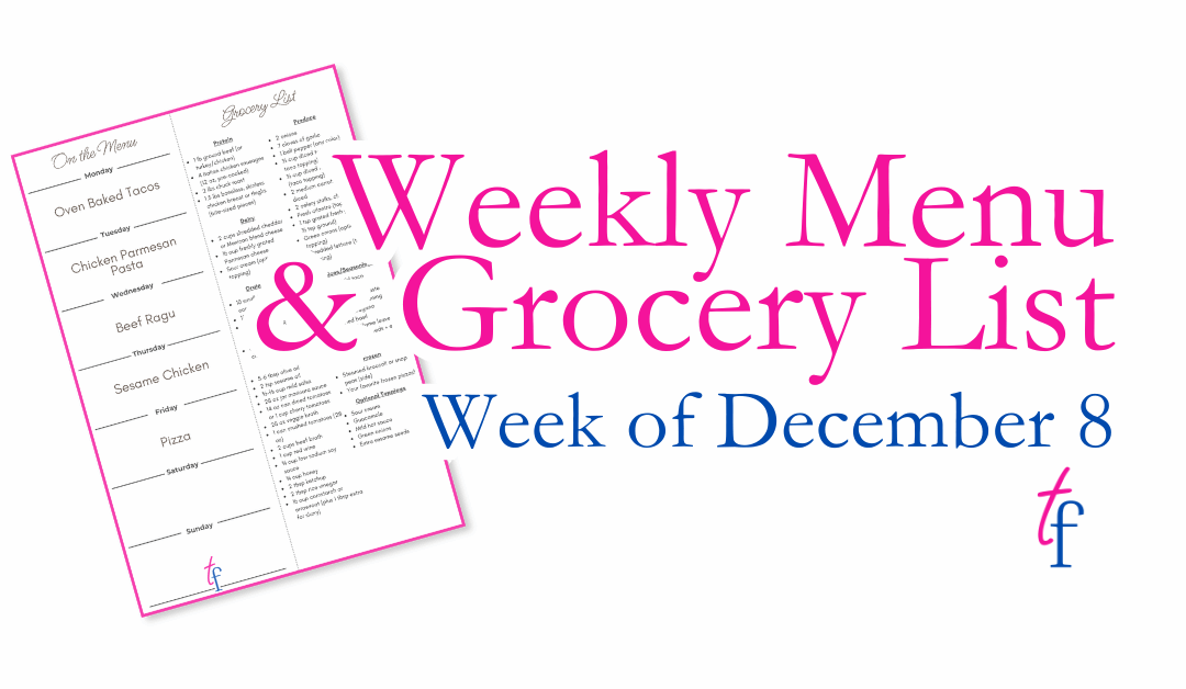 Week of December 8