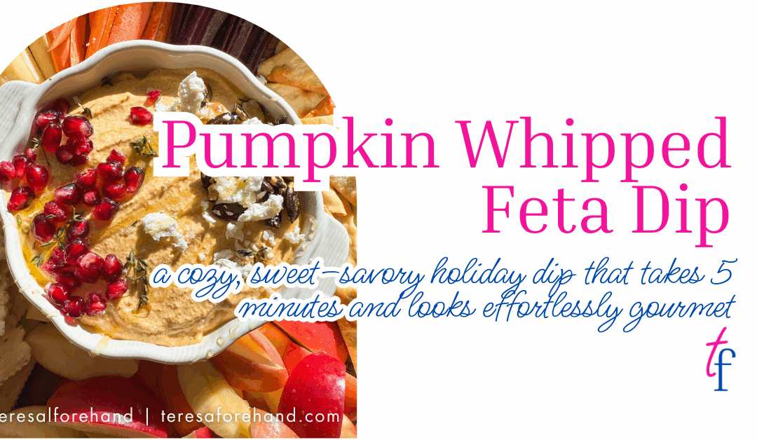 Pumpkin Whipped Feta Dip