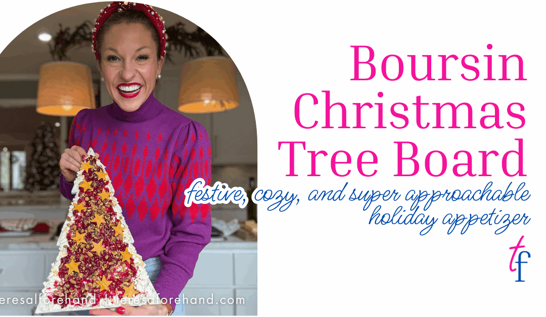 Boursin Christmas Tree Board