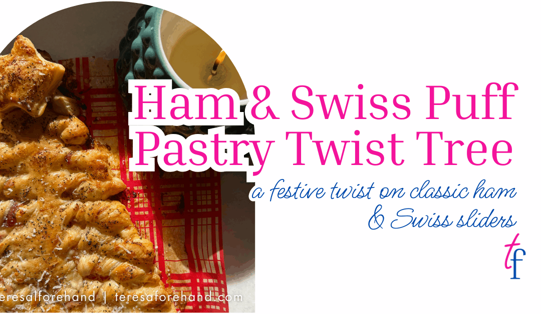 Ham & Swiss Puff Pastry Twist Tree