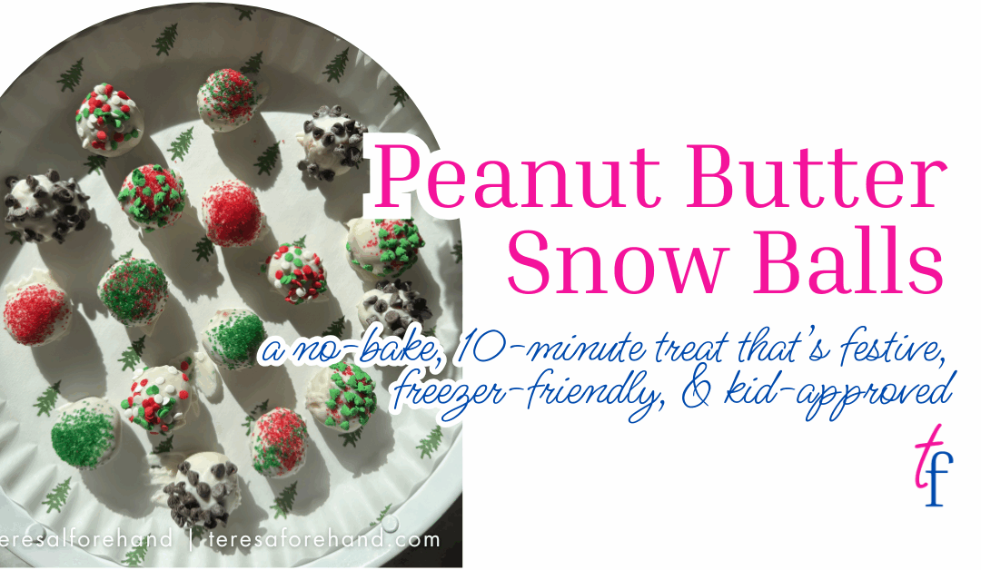 Peanut Butter Snow Balls