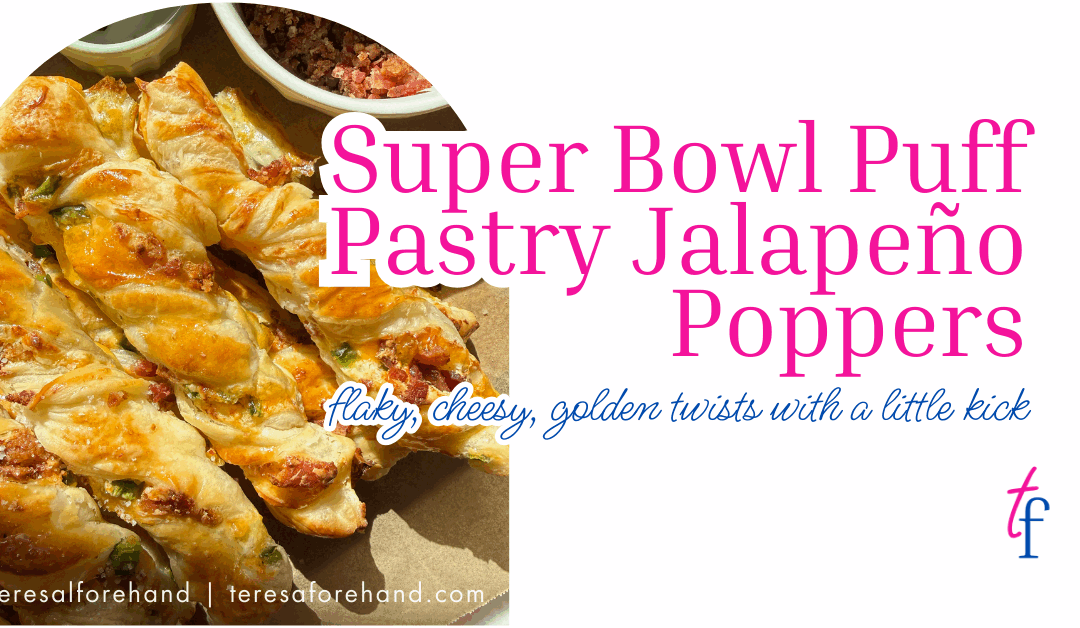 Super Bowl Puff Pastry Jalapeño Poppers