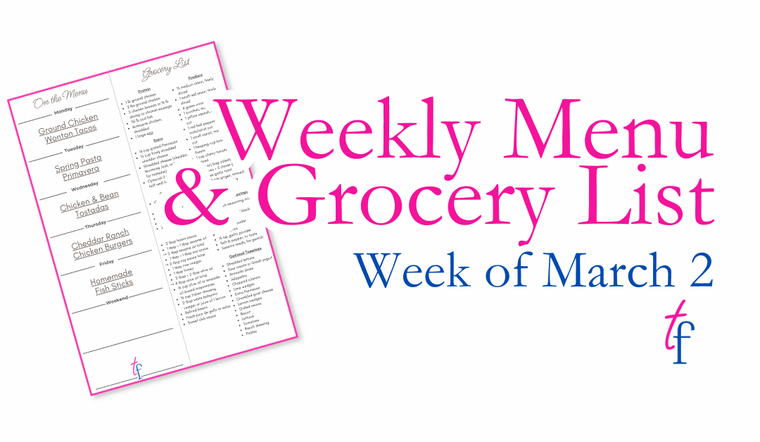 Week of March 2