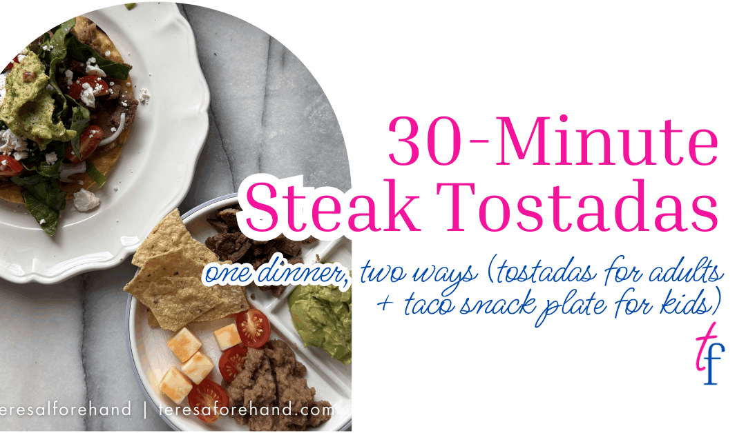 30-Minute Steak Tostadas