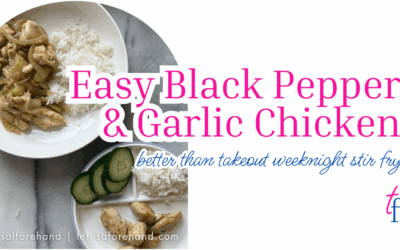 Easy Black Pepper & Garlic Chicken