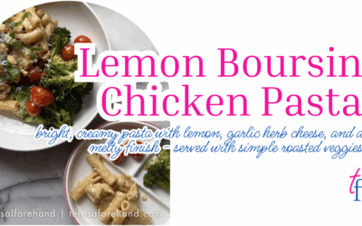 Lemon Boursin Chicken Pasta