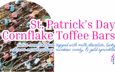 St. Patrick’s Day Cornflake Toffee Bars