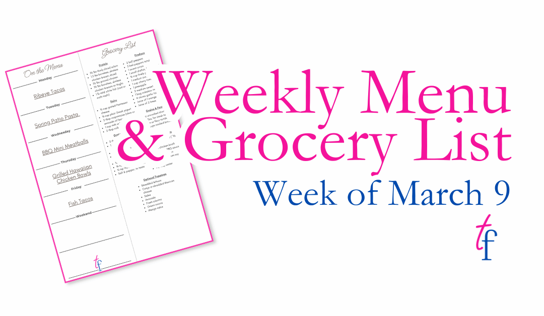 Week of March 9