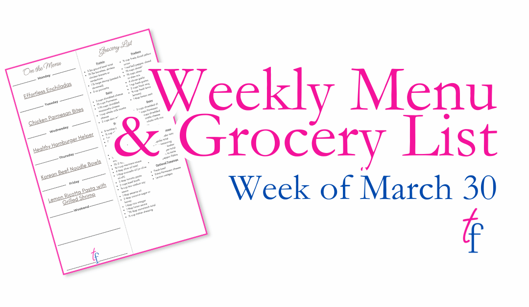 Week of March 30
