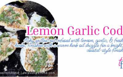 Lemon Garlic Cod Dinner