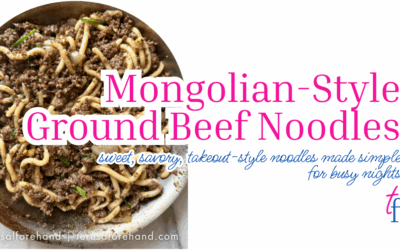 Mongolian-Style Ground Beef Noodles