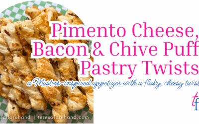 Pimento Cheese, Bacon & Chive Puff Pastry Twists