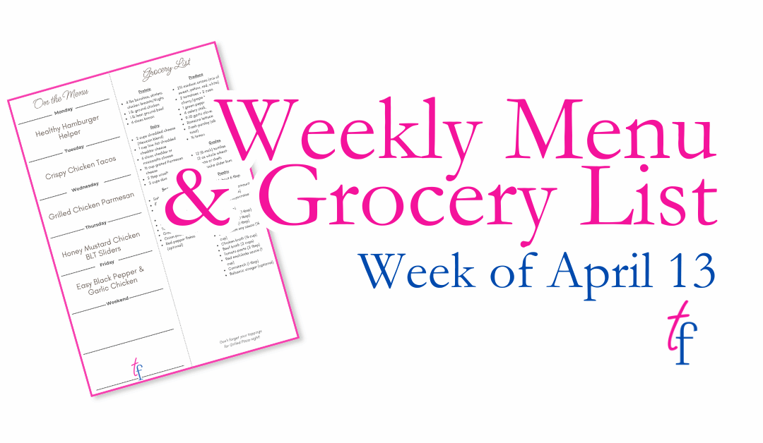 Week of April 13