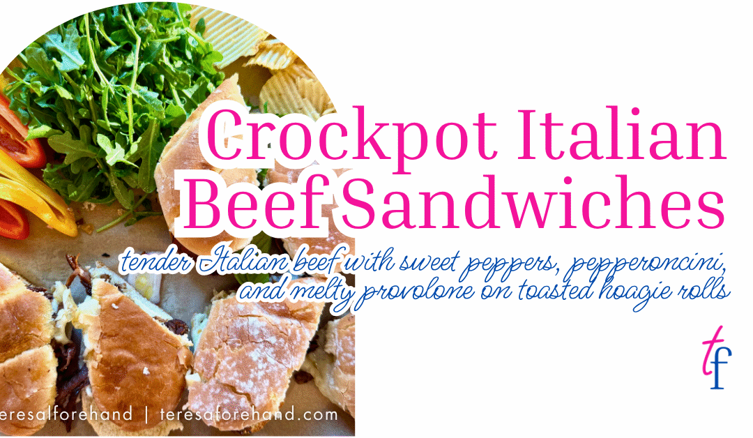 Crockpot Italian Beef Sandwiches