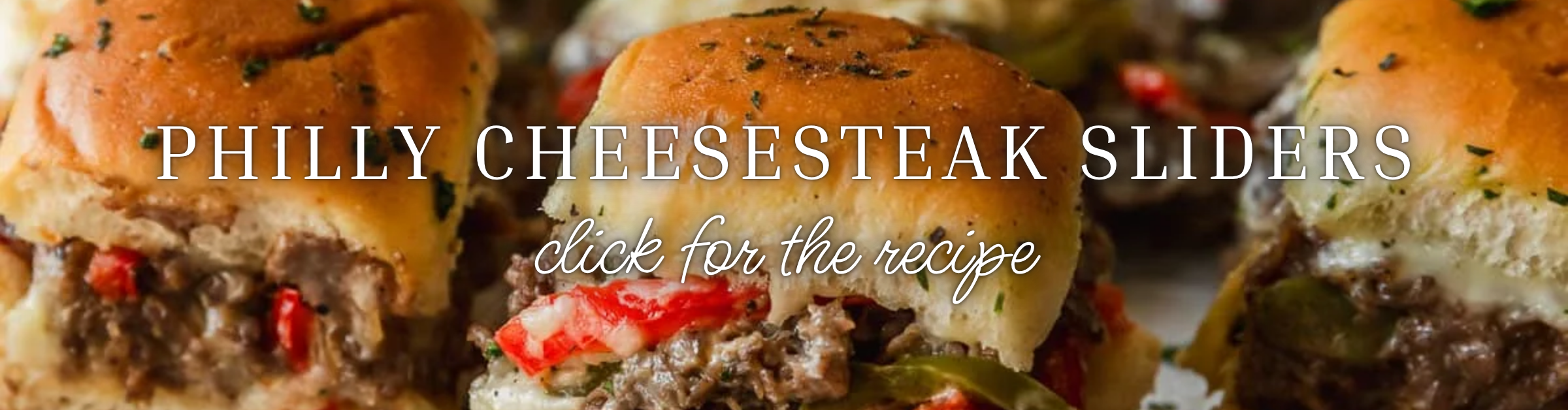 Philly Cheesesteak Sliders