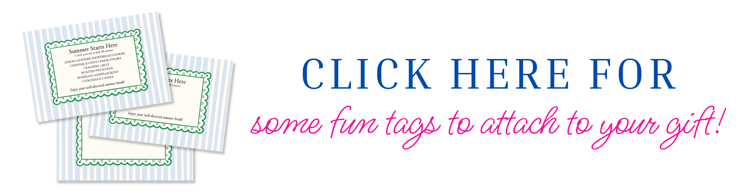 Summer tags