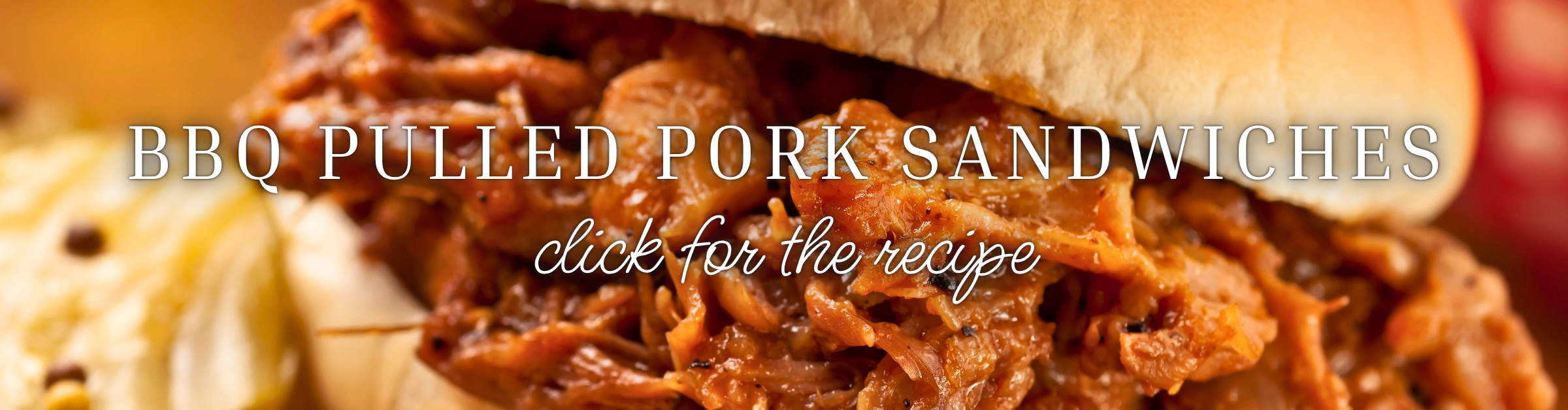 BBQ PULLED PORK SANDWICHES