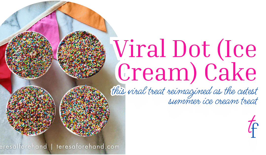 Viral Dot (Ice Cream) Cake