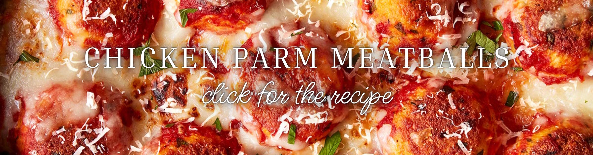 chicken parm meatballs