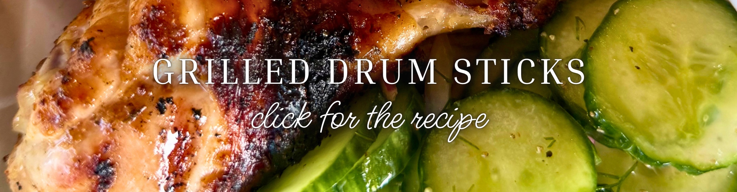 grilled drum sticks