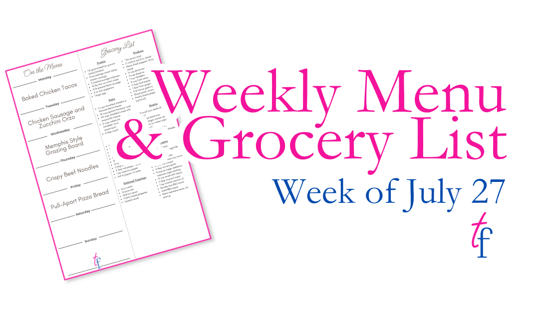 Week of July 27