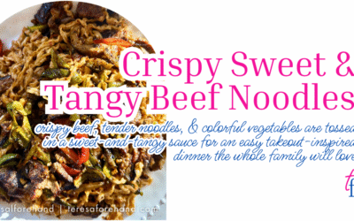 Crispy Sweet Beef Noodles