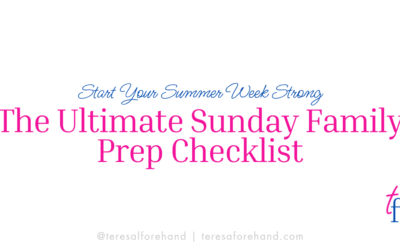 The Ultimate Sunday Family Prep Checklist