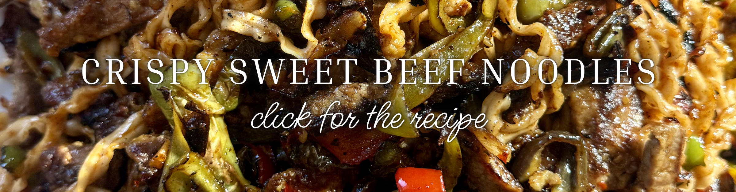 Crispy Sweet Beef Noodles