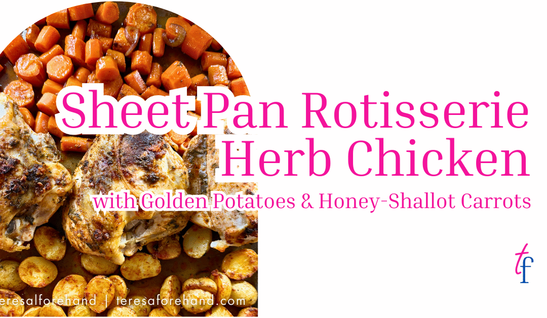 Sheet Pan Rotisserie Herb Chicken