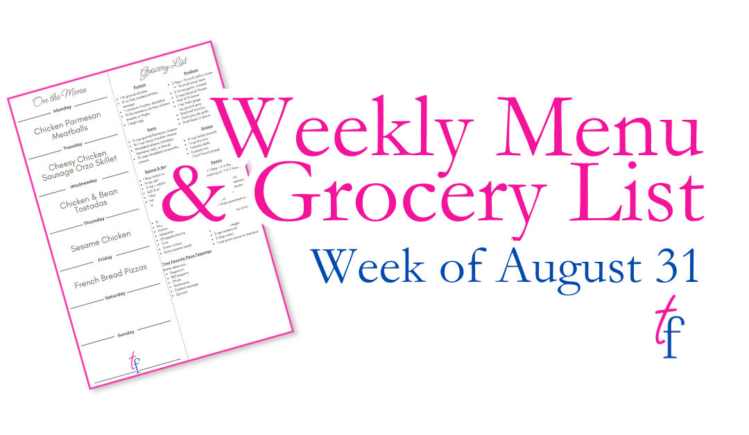 Week of August 31