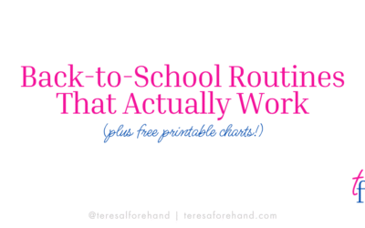 Back to School Routines That Actually Work