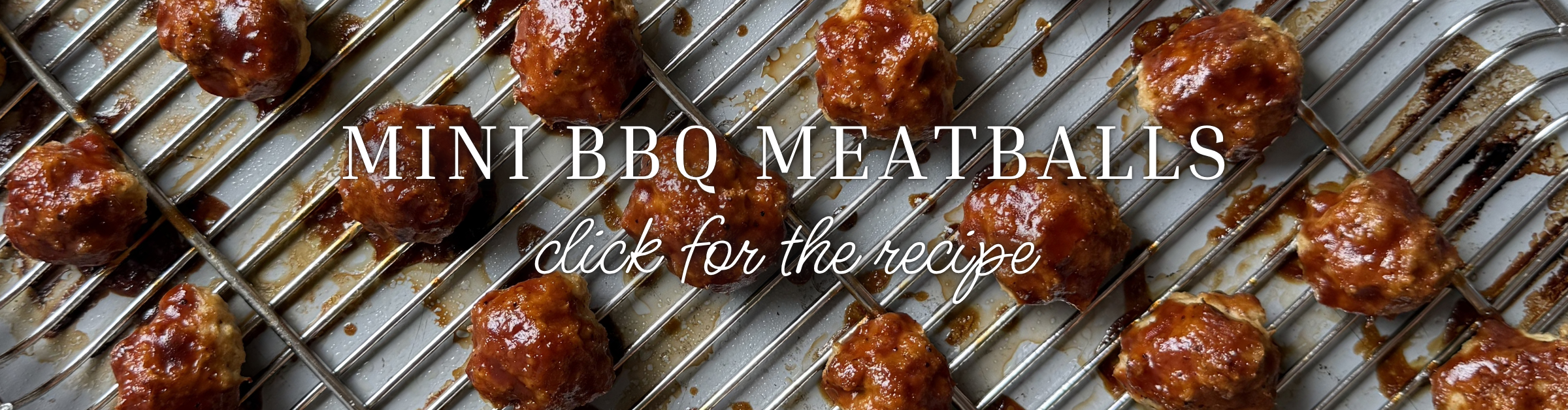 mini bbq meatballs