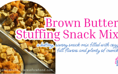 Brown Butter Stuffing Snack Mix