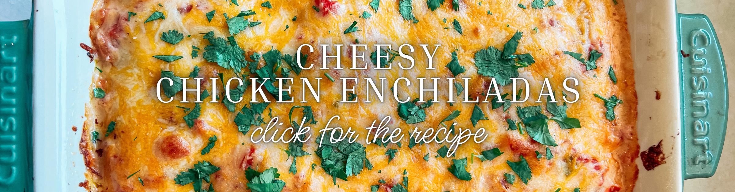 Cheesy Chicken enchiladas