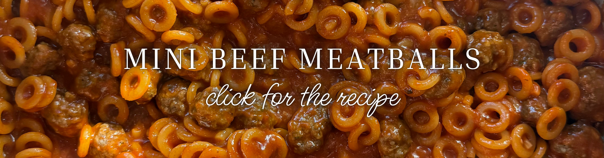 Mini Beef Meatballs