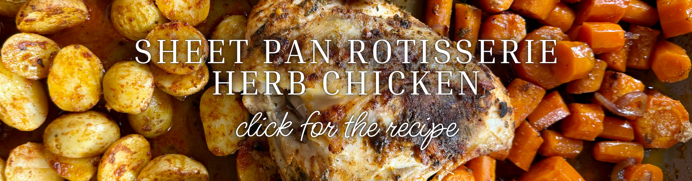 Sheet Pan Rotisserie Herb Chicken