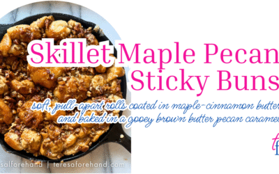 Skillet Maple Pecan Sticky Buns