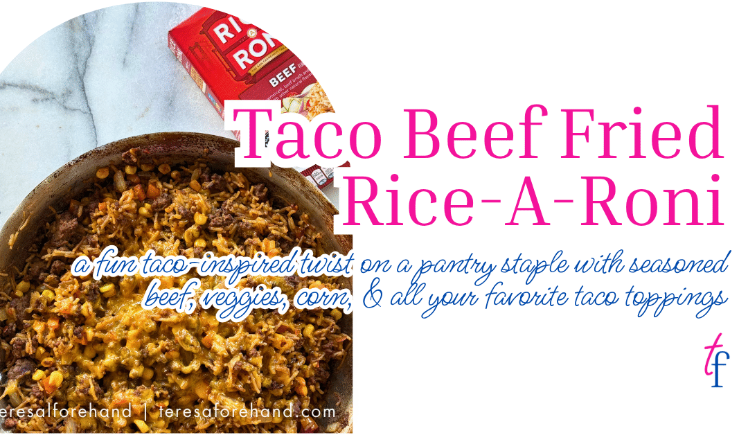 Taco Beef Fried Rice-A-Roni