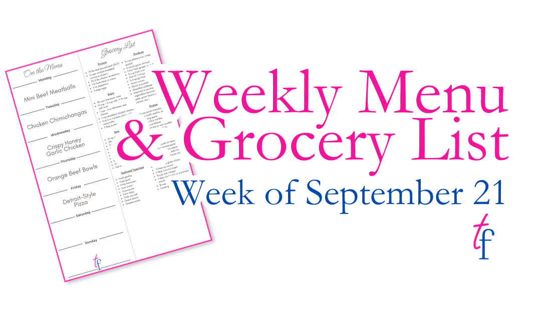 Week of September 21