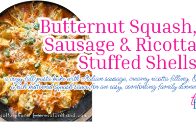 Butternut Squash, Sausage & Ricotta Stuffed Shells