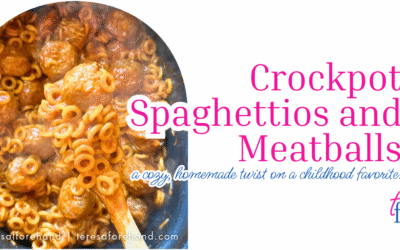 Crockpot Spaghettios and Meatballs