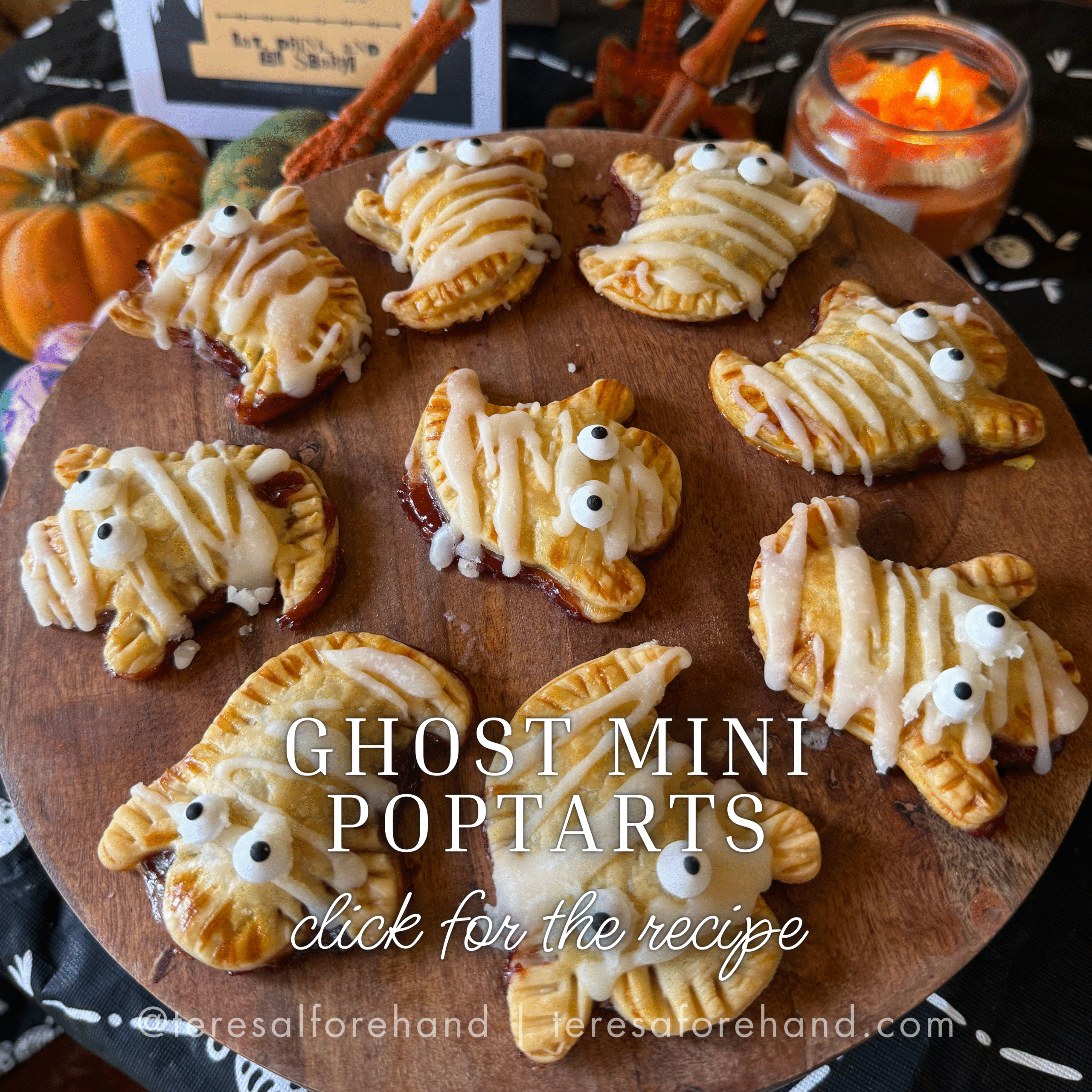 Ghost mini poptarts