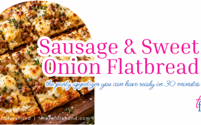 Sausage & Sweet Onion Flatbread