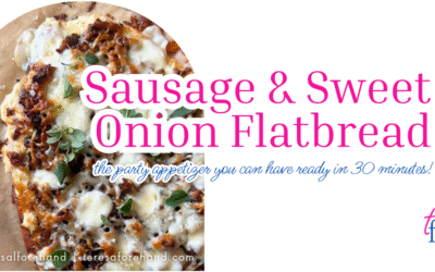 Sausage & Sweet Onion Flatbread